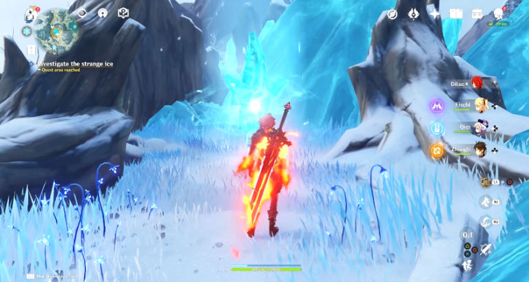 Genshin Impact In the Mountains Guide – Ice Shard Locations, puzzle, and more
