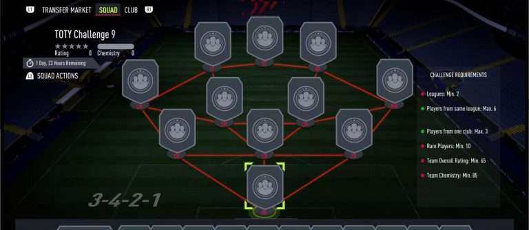 How to complete the TOTY Challenge 9 SBC in FIFA 22