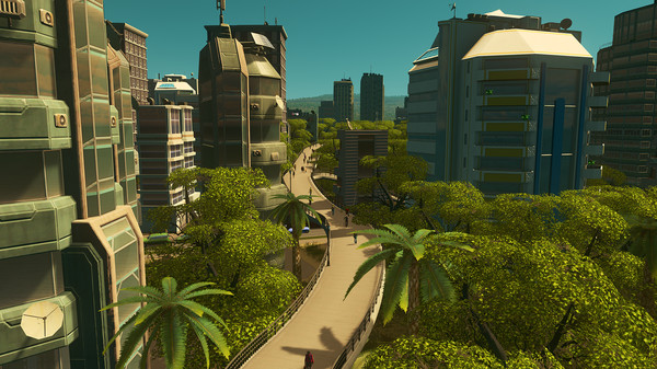 Plant trees in Cities Skylines 