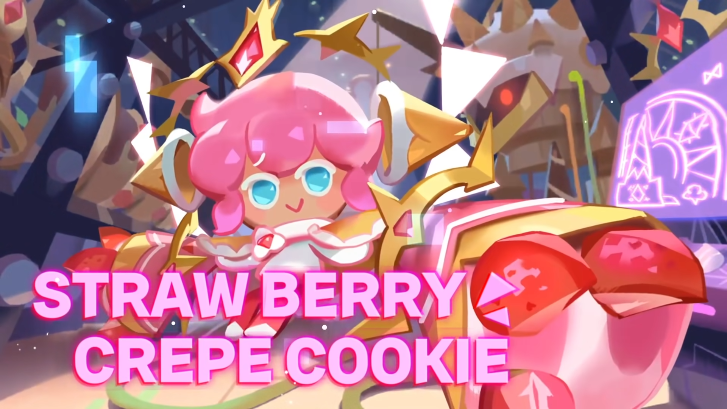 Strawberry Crepe Cookie in Cookie Run Kingdom – Best Toppings and Strategies