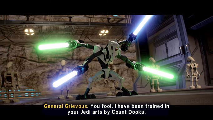 General Grievous number one character in Lego The Skywalker Saga