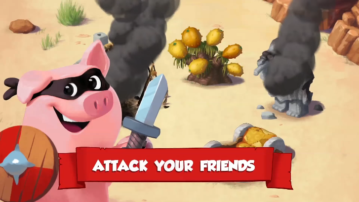 Attack friends in coin master to get daily free spins