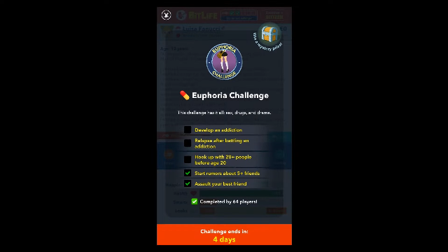 How to Complete the Euphoria Challenge in BitLife – Guide