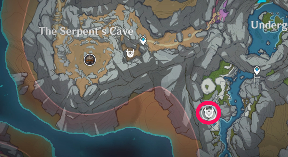 Hyglacg's location for Orb of the Blue Depths