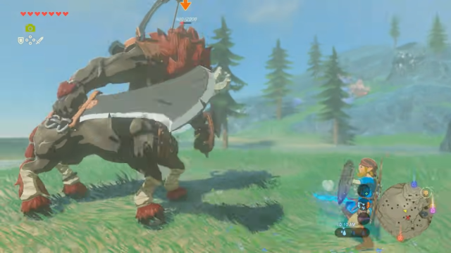 Lynel fight gameplay