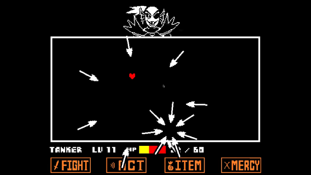Undyne the Undying fight gameplay
