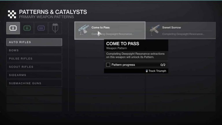 How To Extract Weapon Patterns In Destiny 2