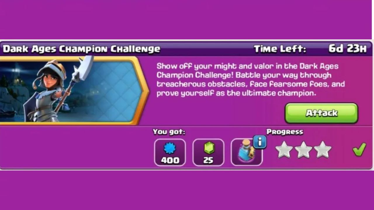 COC Dark Ages Champion Challenge