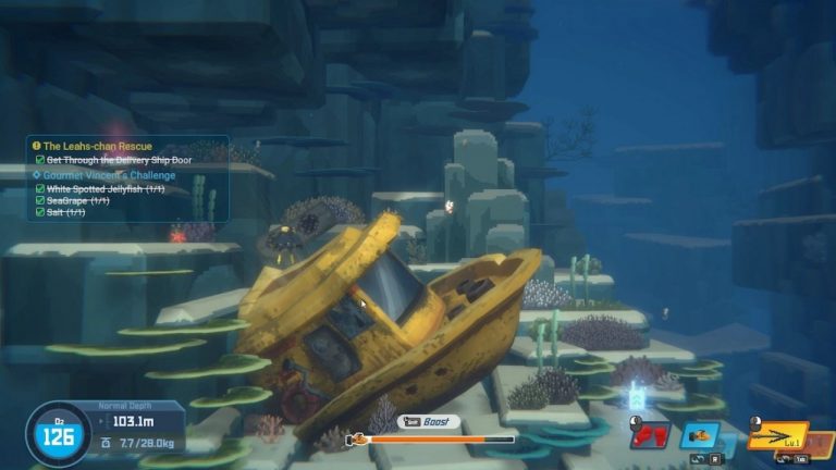 Where to find the Yellow Shipwreck in Dave the Diver