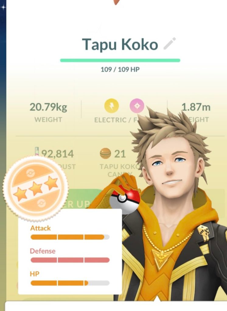 Pokemon Go Tapu Koko 
