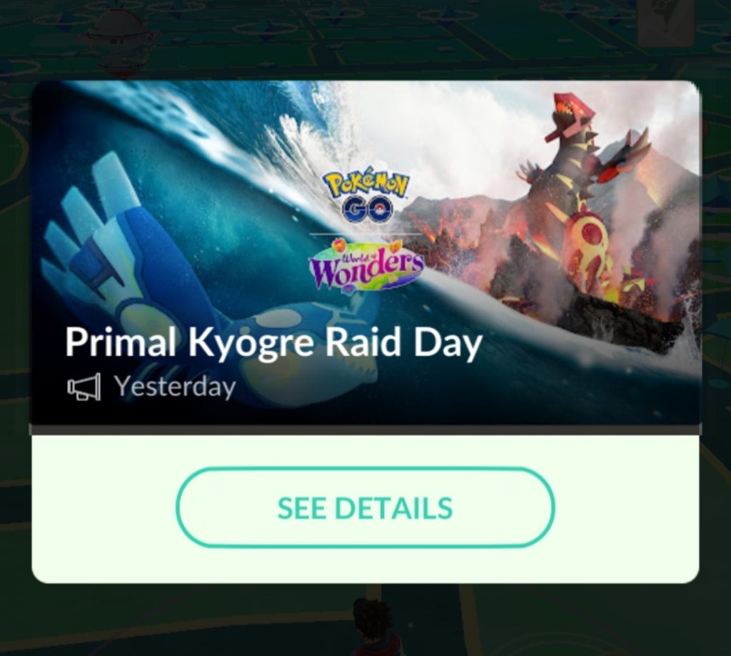 Pokemon Go Primal Kyogre Raid 