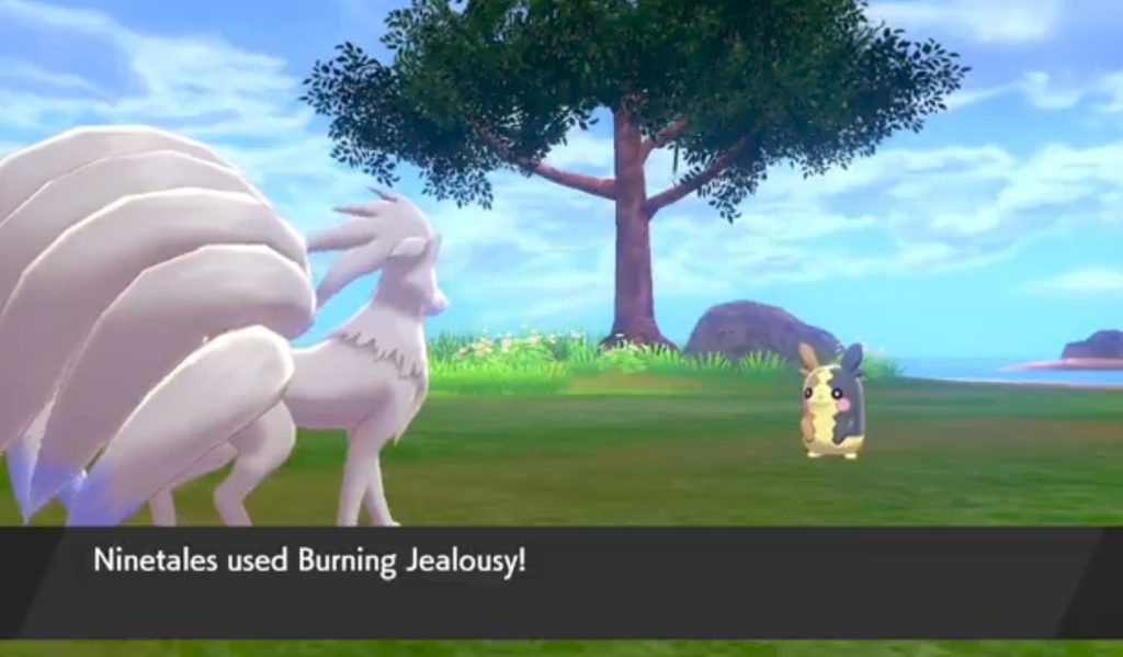 Burning jealousy Pokemon move